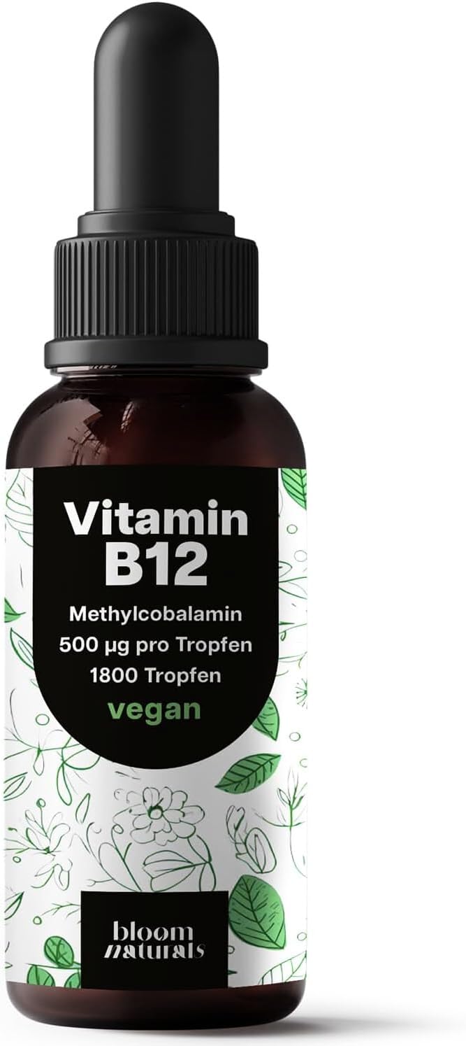 bloom-naturals-vitamin-b12-tropfen-methylcobalamin-fl-ssig-vegan image 1