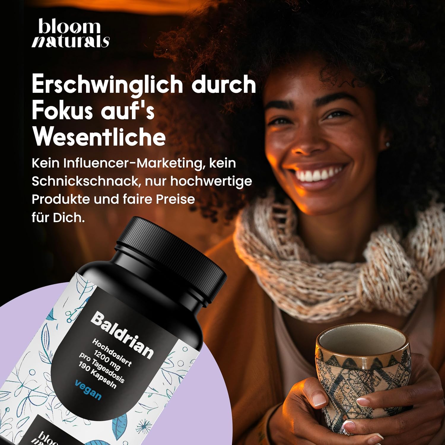 bloom-naturals-baldrian-600mg-190-kapseln-schlaf-vegan image 5