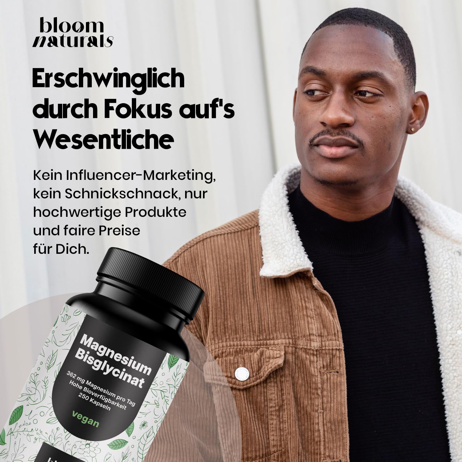 bloom-naturals-magnesium-bisglycinat-kapseln-250-st-vegan image 5