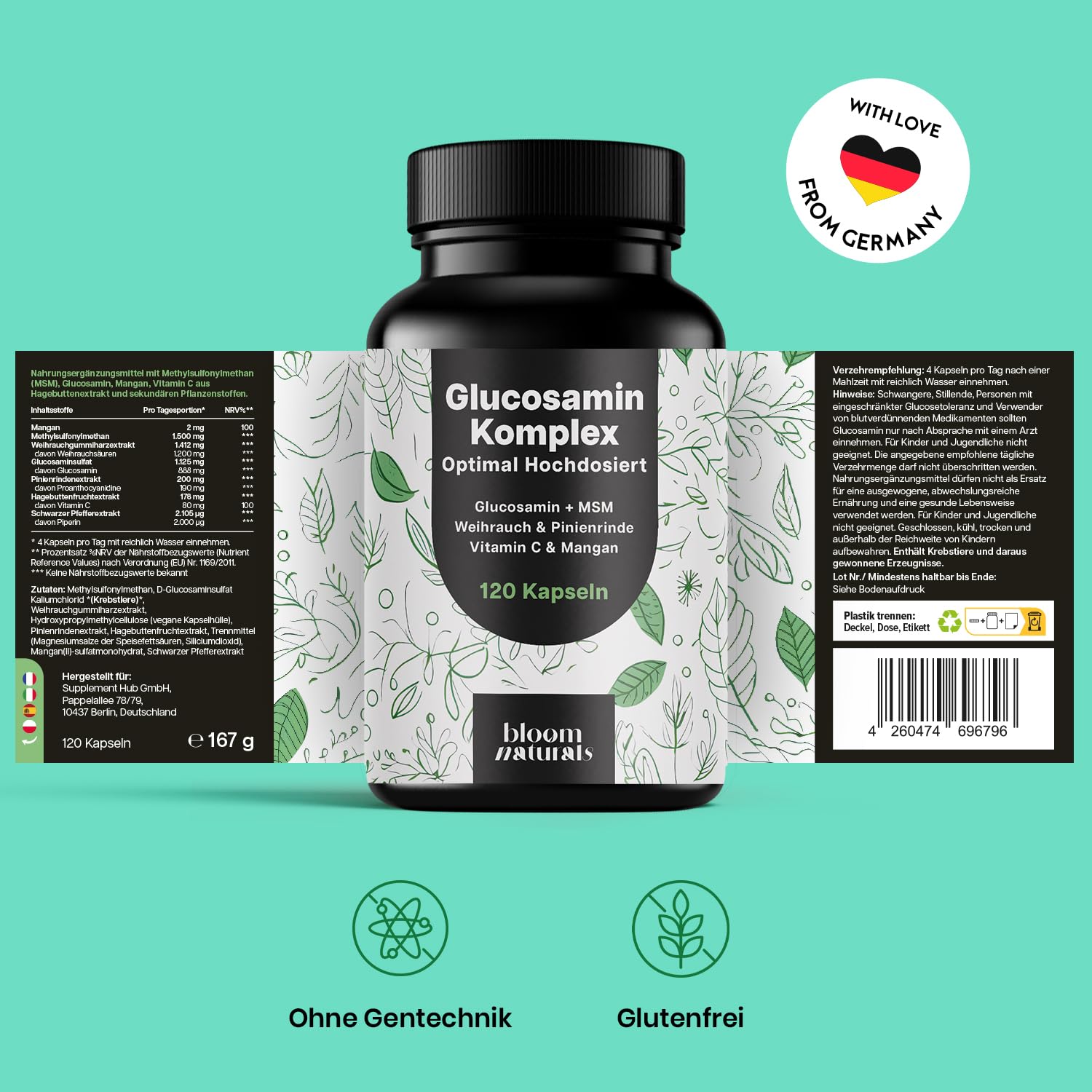 bloom-naturals-glucosamin-komplex-kapseln-120-stk-msm image 7
