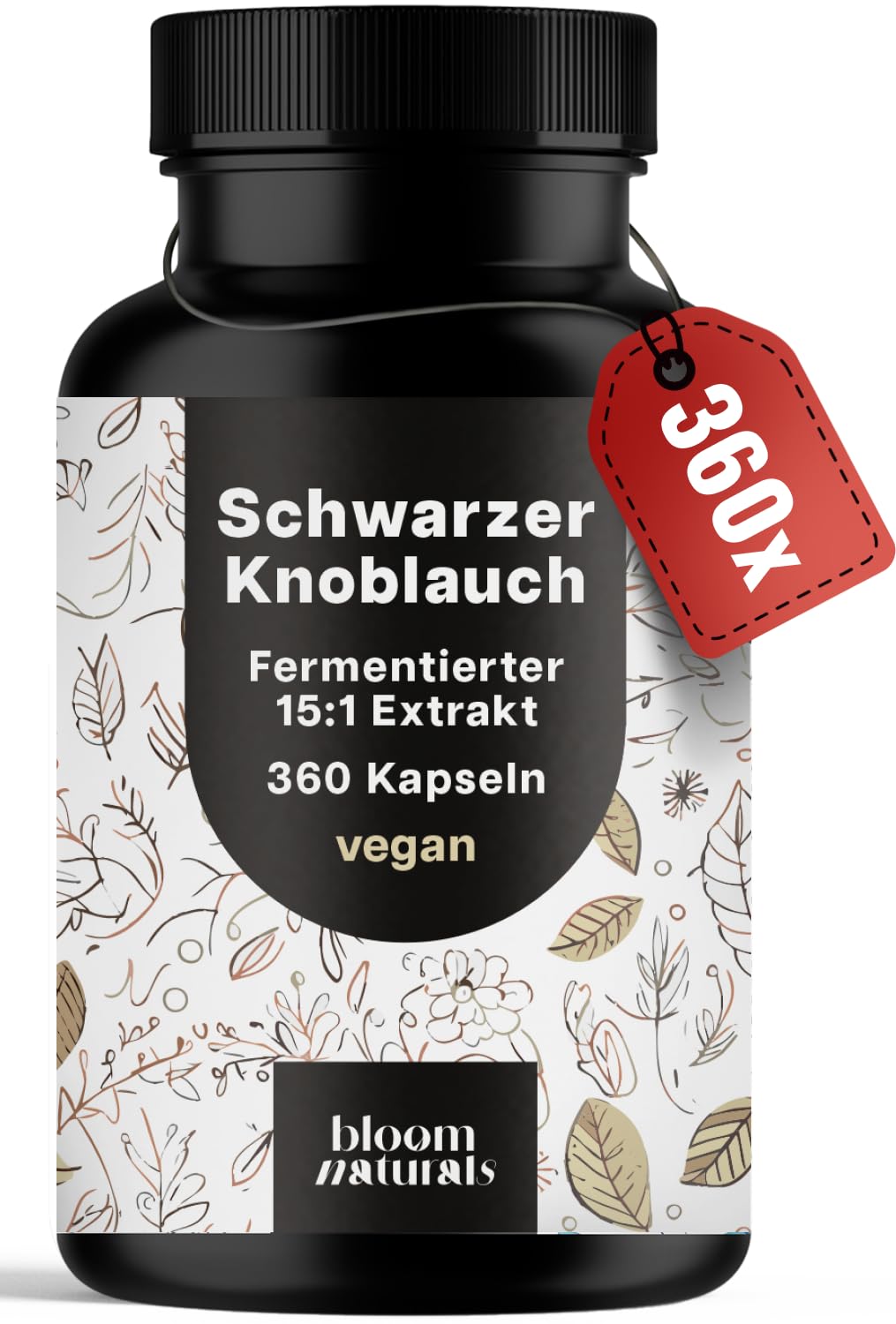 bloom-naturals-schwarzer-knoblauch-kapseln-360-st-ck-15-1-extrakt image 1