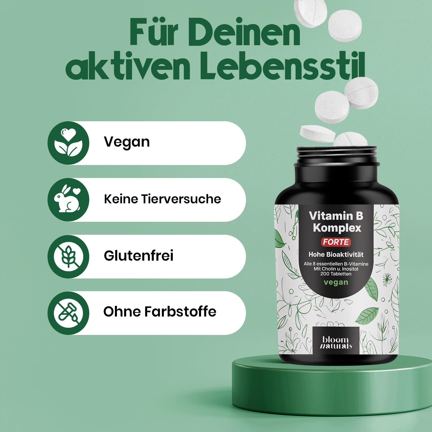 bloom-naturals-b-komplex-tabletten-200-alle-b-vitamine-energie image 4