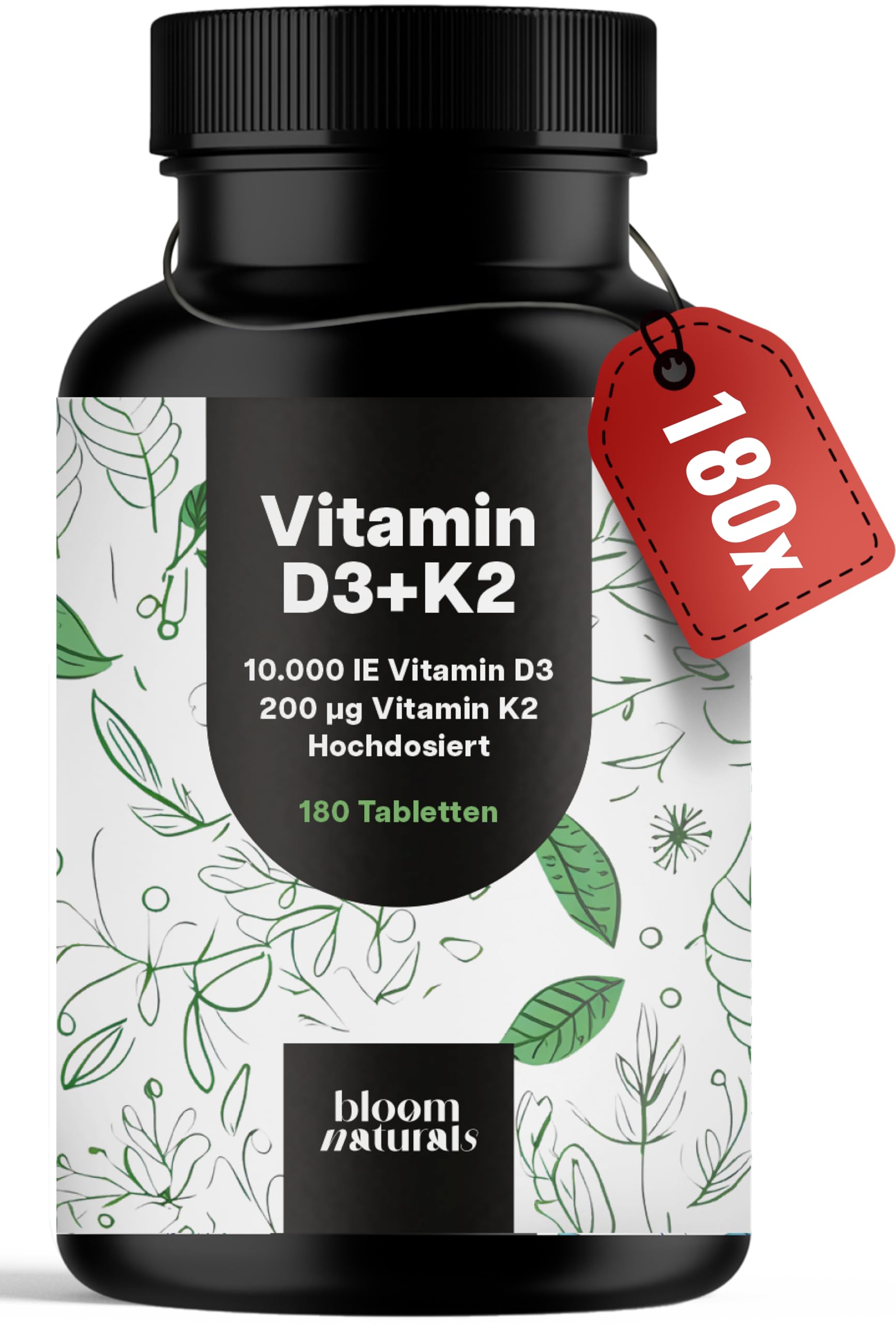 bloom-naturals-vitamin-d3-k2-10000-ie-tabletten-180-stk-hochdosiert image 8