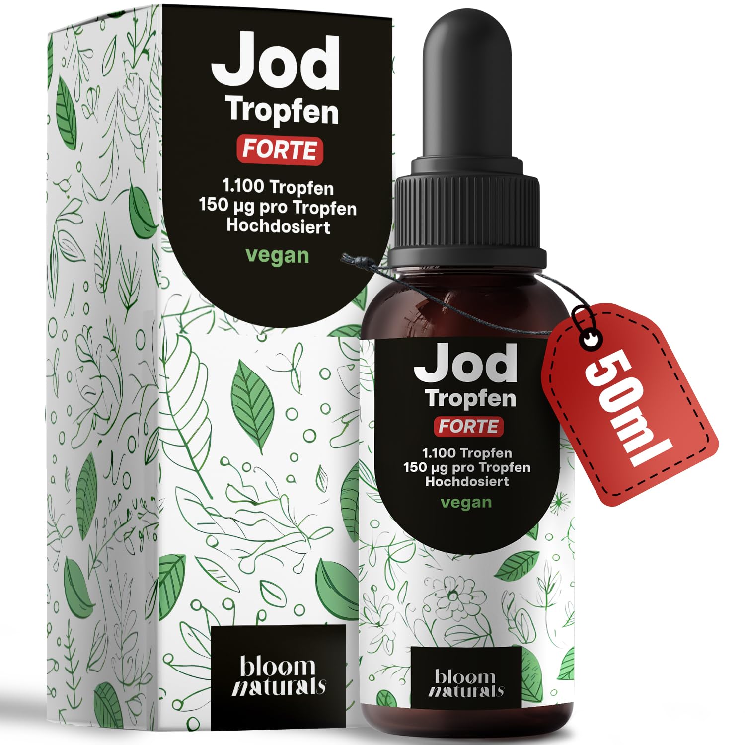 bloom-naturals-jod-150-g-tropfen-hochdosiert-vegan-1200-tropfen image 1