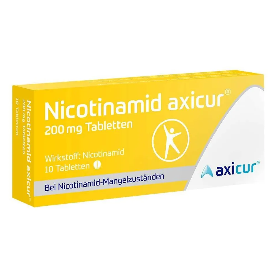 nicotinamid-axicur-200-mg-tabletten-10-st-vitamin-b3 image 1