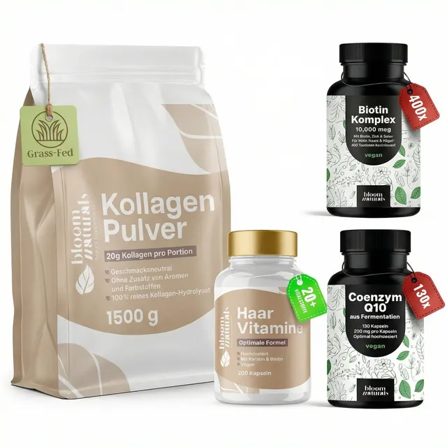bloom-naturals-beauty-bundle-kollagen-set-f-r-haut-haare-n-gel image 1