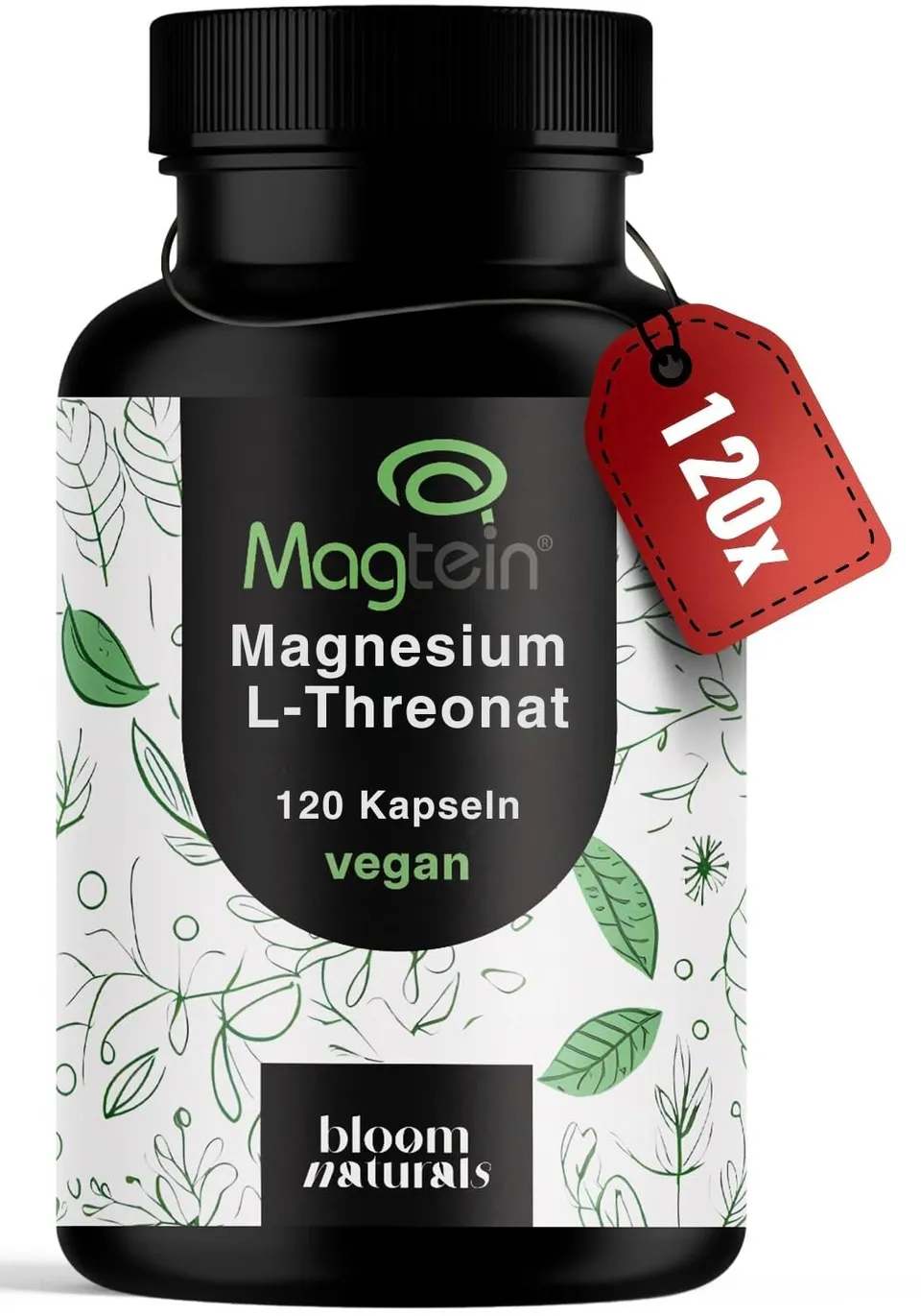 bloom-naturals-magtein-magnesium-l-threonat-2000mg-120-kapseln image 1