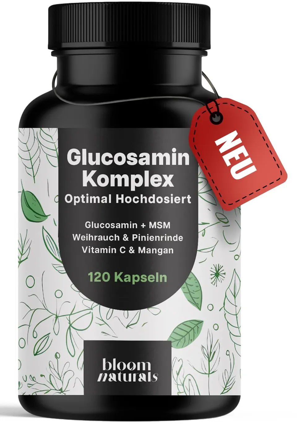 bloom-naturals-glucosamin-komplex-kapseln-120-stk-msm image 1