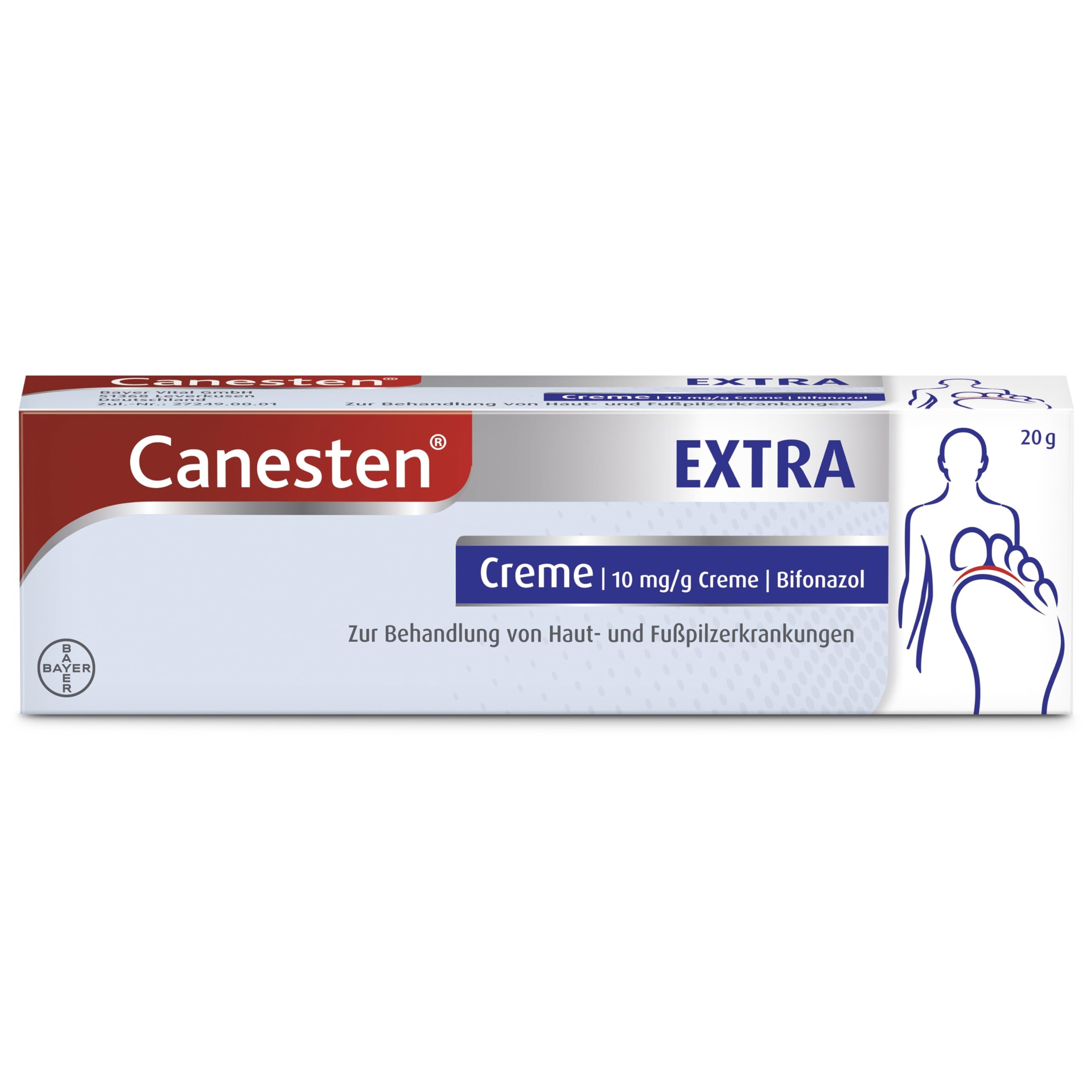 canesten-extra-creme-20-g-bifonazol-bei-fu-pilz image 1