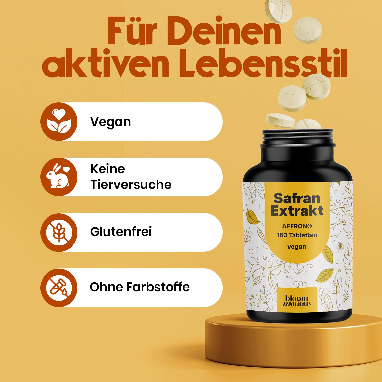 bloom-naturals-affron-safran-tabletten-160-stk-30-mg-extrakt-vegan image 5