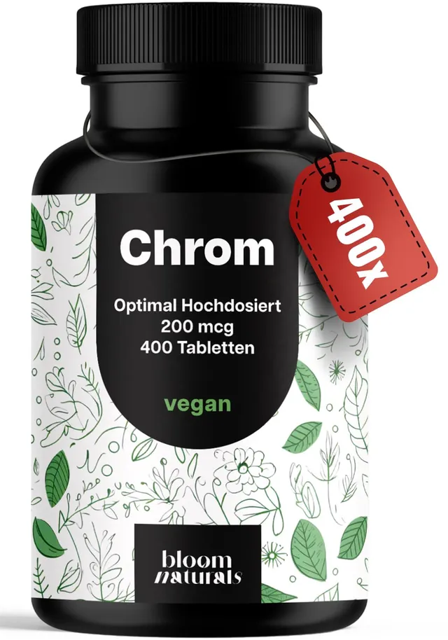 bloom-naturals-chrom-picolinat-tabletten-200mcg-400-st-ck-vegan image 1