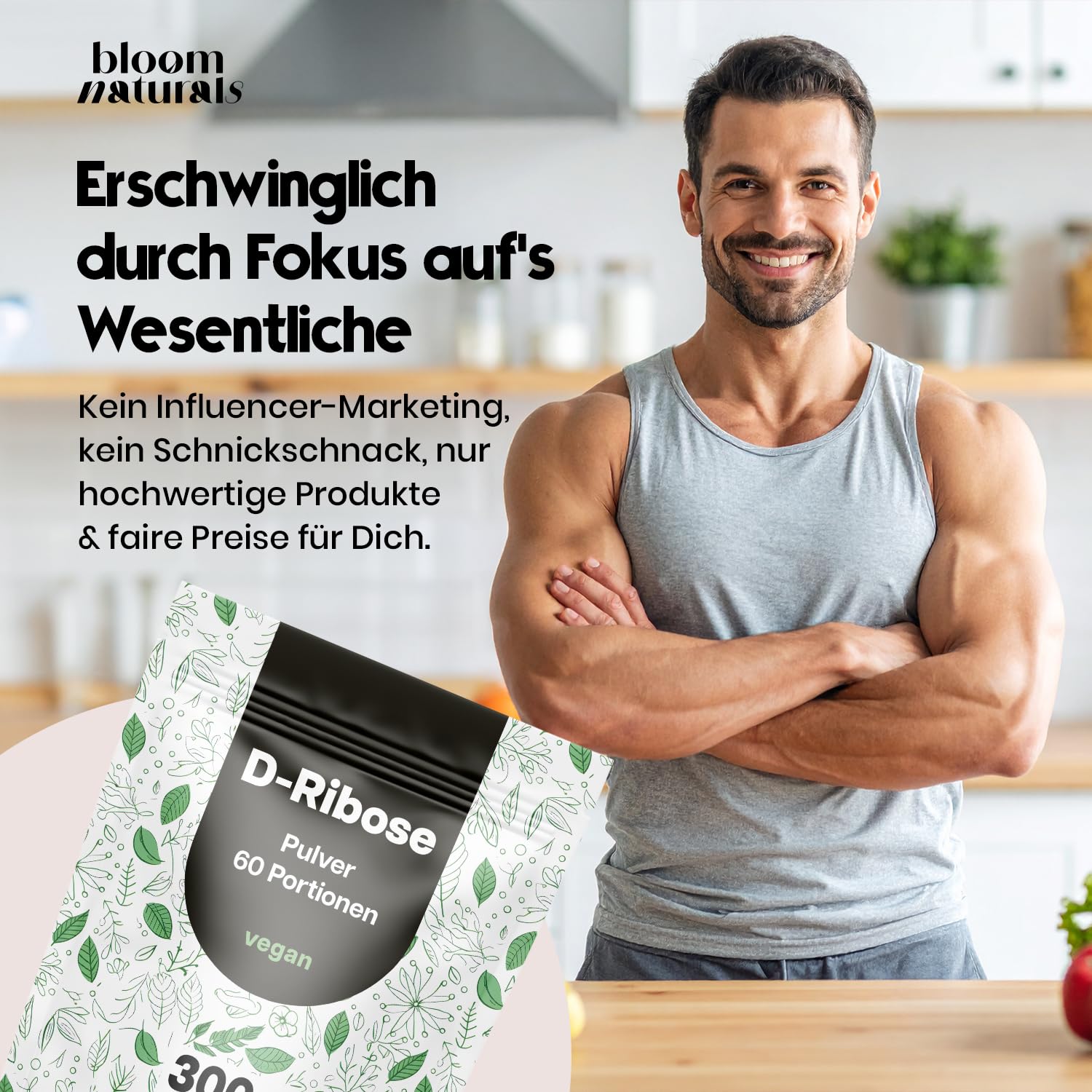 bloom-naturals-d-ribose-pulver-300g-60-portionen-vegan image 5