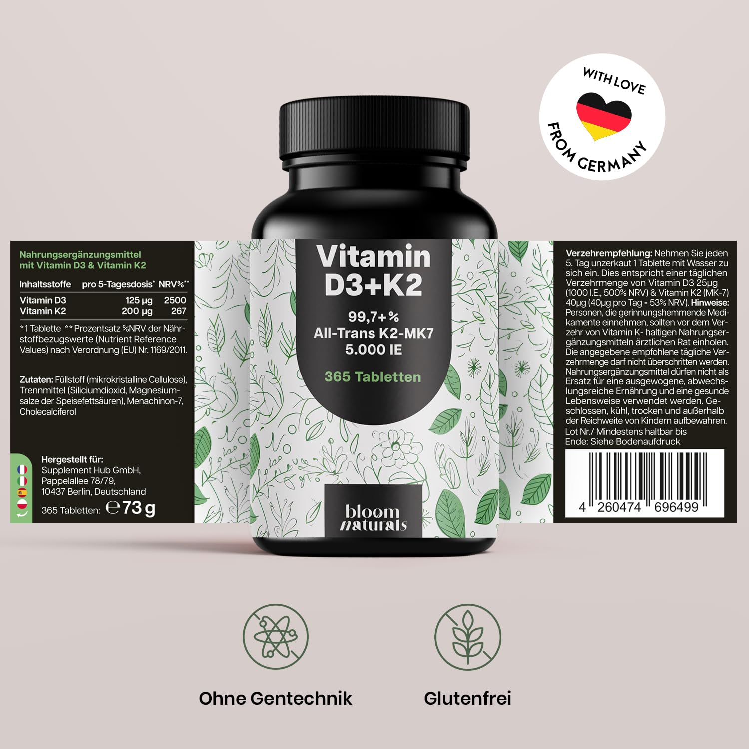 bloom-naturals-vitamin-d3-k2-5000-iu-tabletten-365-st-ck-hochdosiert image 6