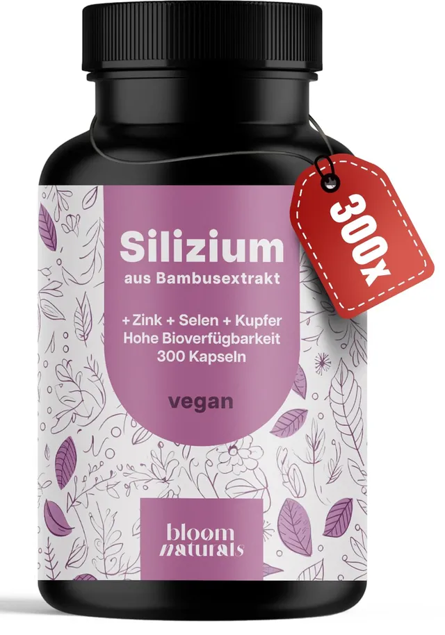 bloom-naturals-silizium-komplex-kapseln-300-haarvitamine-zink image 1