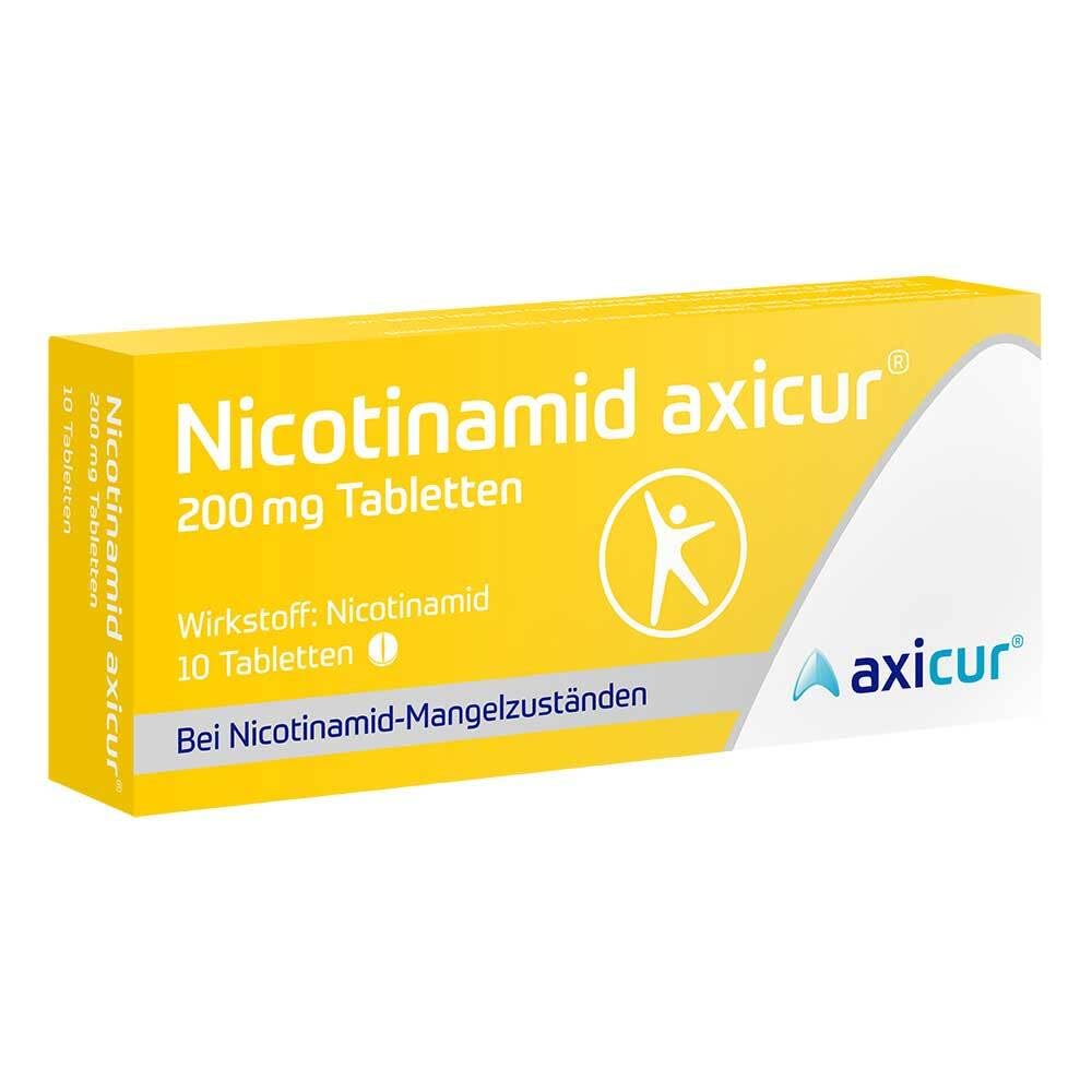 nicotinamid-axicur-200-mg-tabletten-10-st-vitamin-b3 image 1
