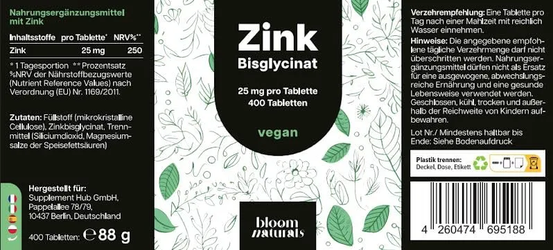 bloom-naturals-moringa-bio-kapseln-180-stk-3300-mg-vegan image 1
