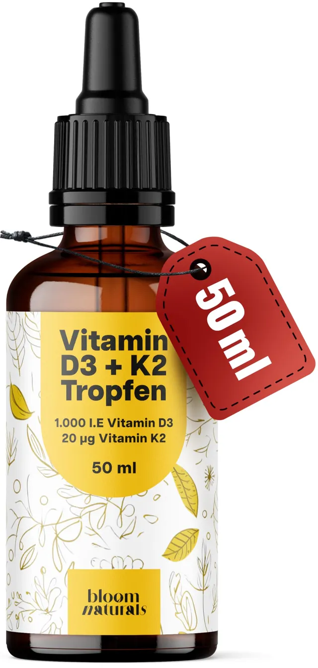 bloom-naturals-vitamin-d3-k2-tropfen-50ml-1000-ie-hochdosiert image 1