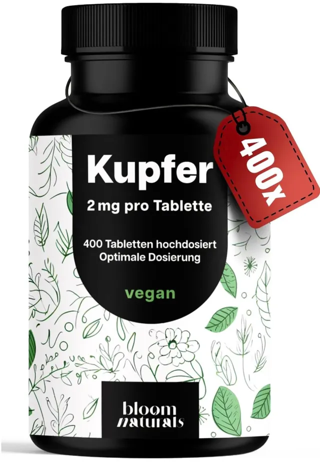 bloom-naturals-kupfer-2mg-tabletten-400-st-ck-vegan image 1