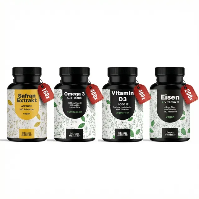 bloom-naturals-herz-gesundheit-bundle-4-fach-set-omega-3 image 1