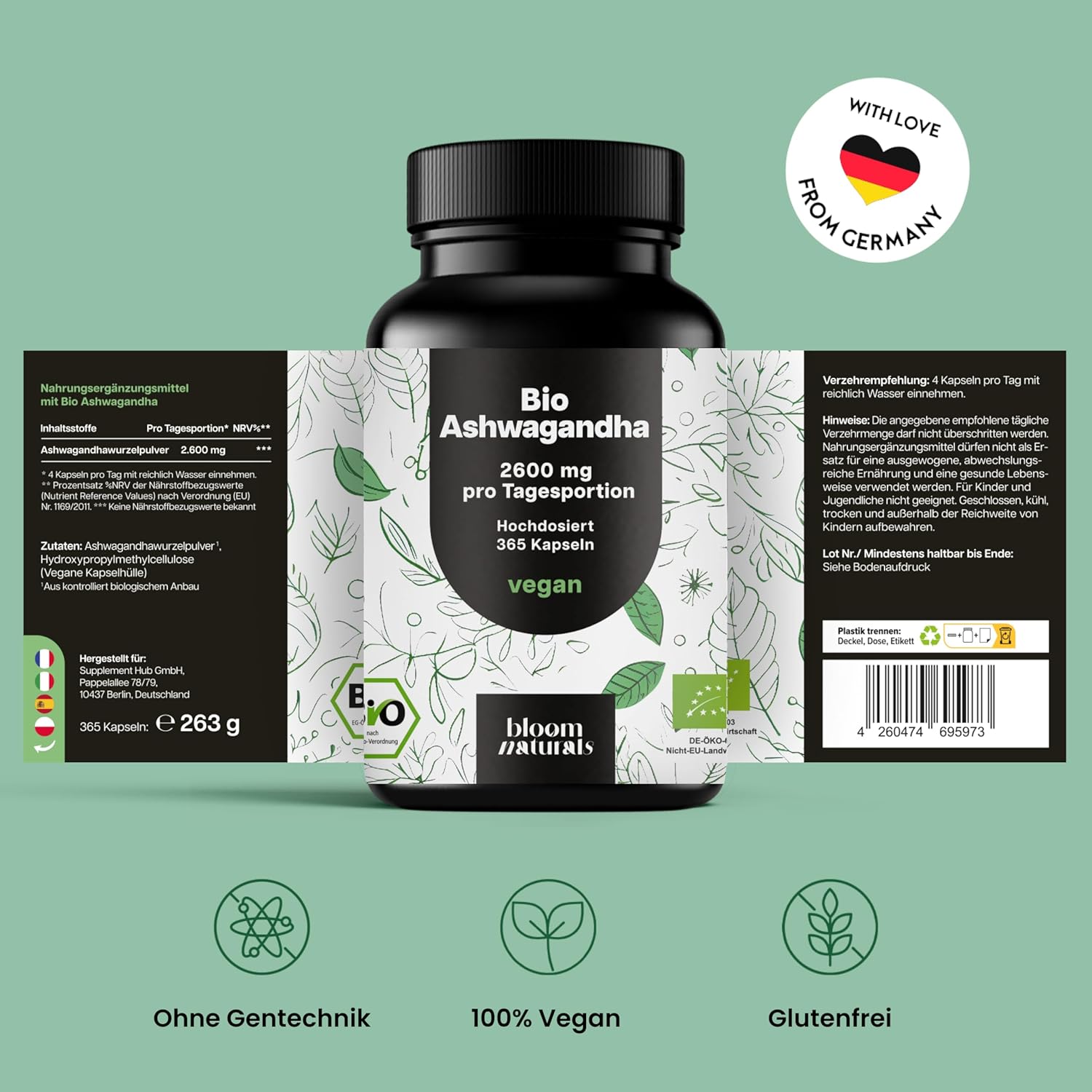 bloom-naturals-bio-ashwagandha-365-kapseln-hochdosiert-vegan image 7