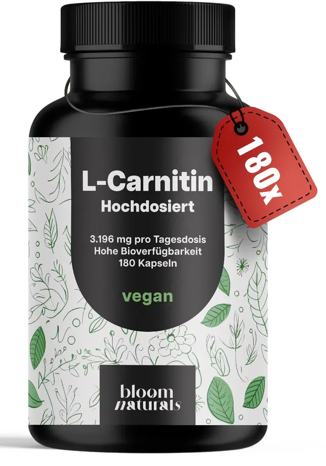 bloom-naturals-l-carnitin-kapseln-180-kapseln-vegan-triple-komplex image 1