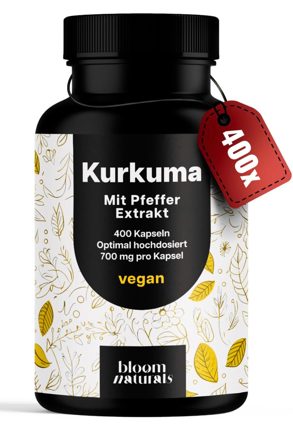 bloom-naturals-kurkuma-kapseln-700mg-400-stk-vegan image 1