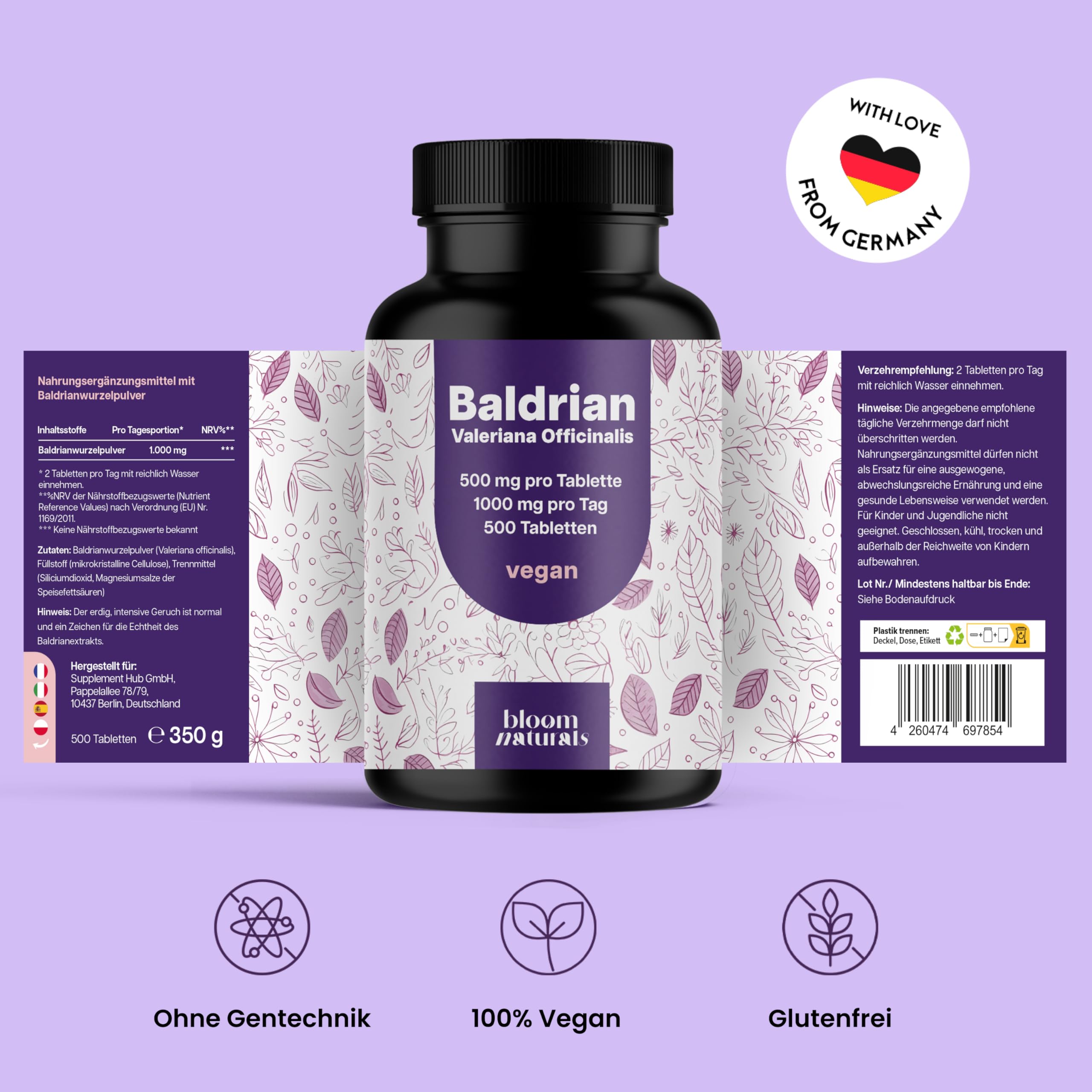 bloom-naturals-schlaf-bundle-melatonin-baldrian-magnesium-4er-set image 5