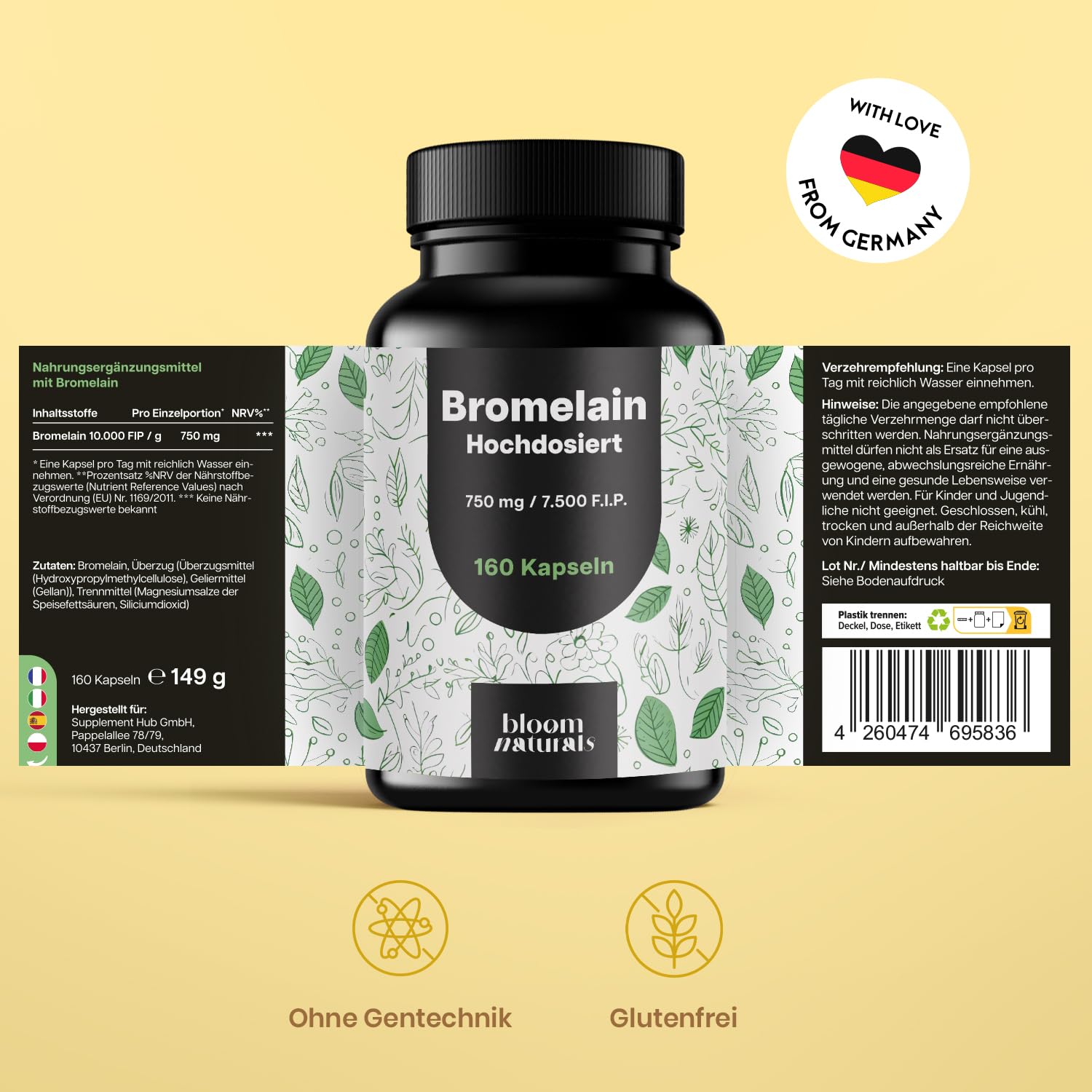 bloom-naturals-bromelain-750mg-kapseln-160-st-ck-ananas image 5