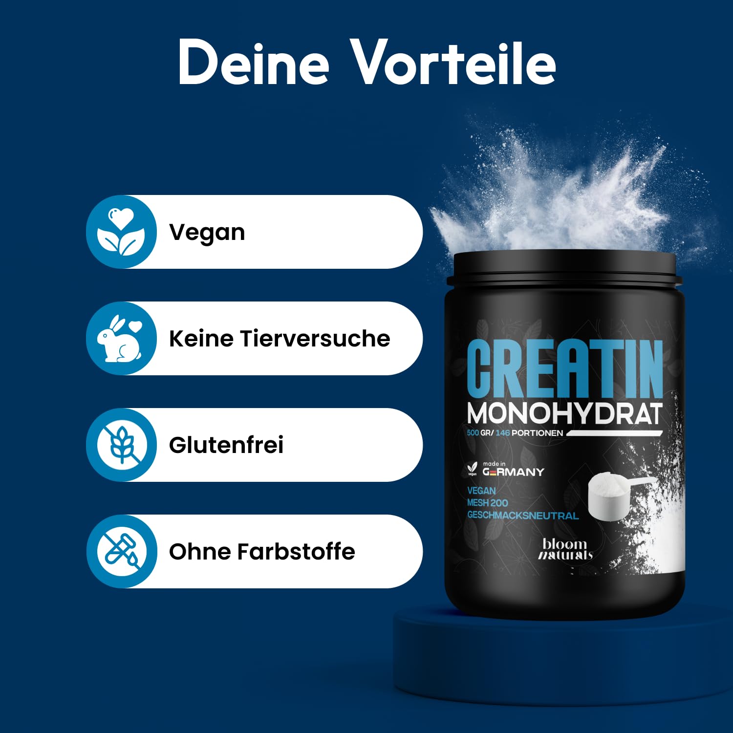 bloom-naturals-proteine-creatin-monohydrat-pulver-500g-vegan-mikronisiert image 4