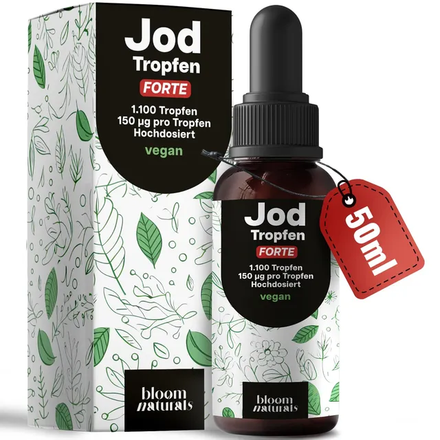 bloom-naturals-jod-150-g-tropfen-hochdosiert-vegan-1200-tropfen image 1