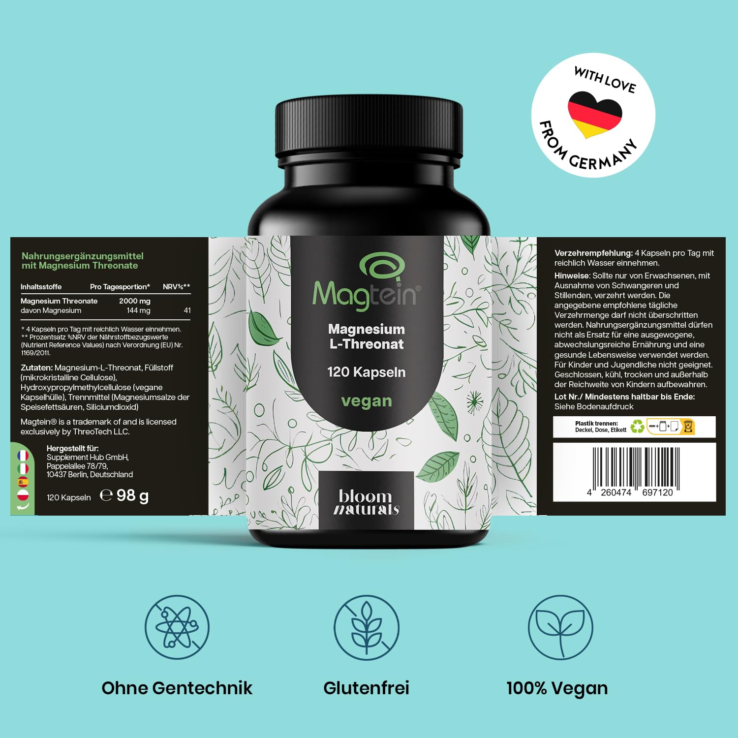 bloom-naturals-schlaf-bundle-melatonin-baldrian-magnesium-4er-set image 7