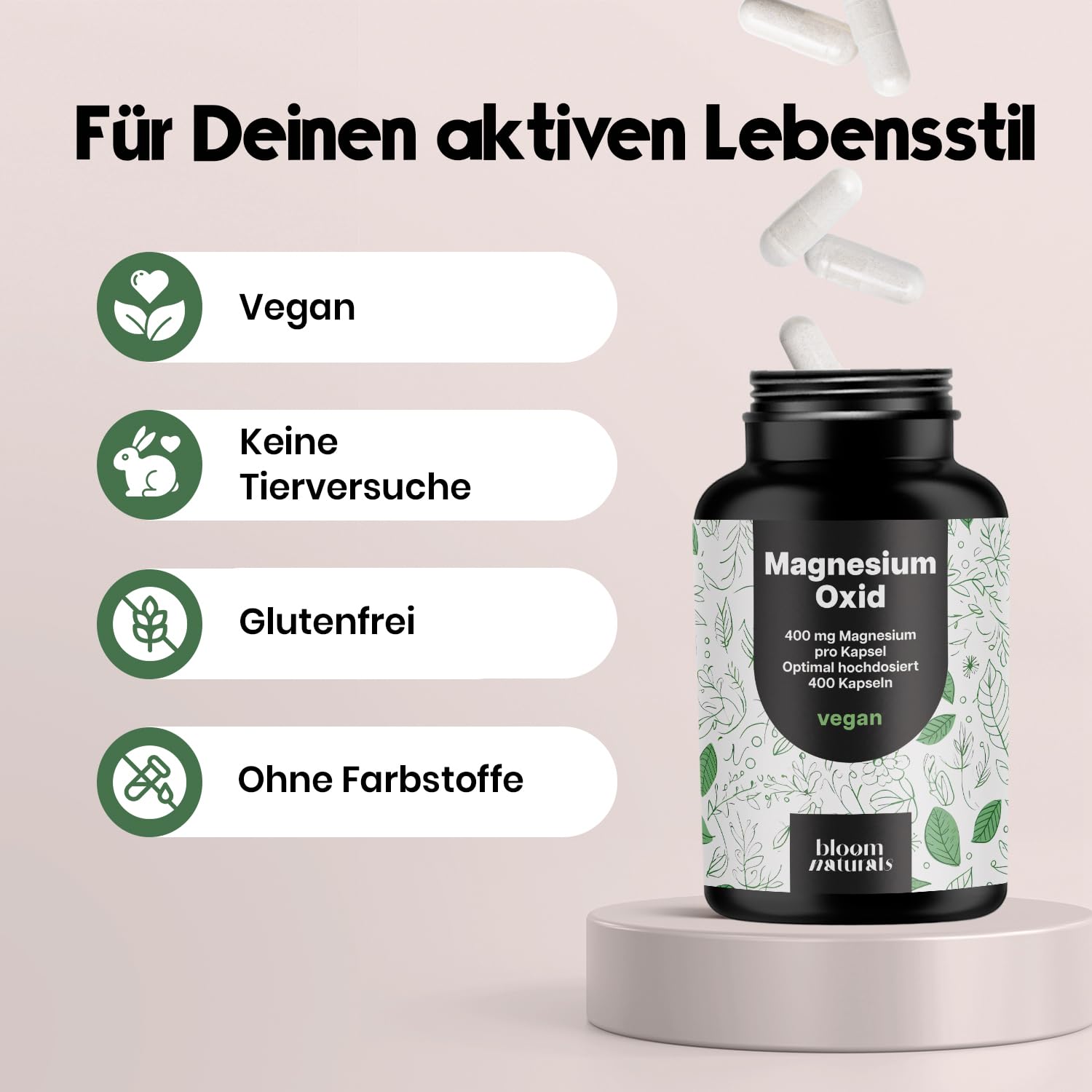 bloom-naturals-magnesiumoxid-400mg-kapseln-400-stk-vegan image 4
