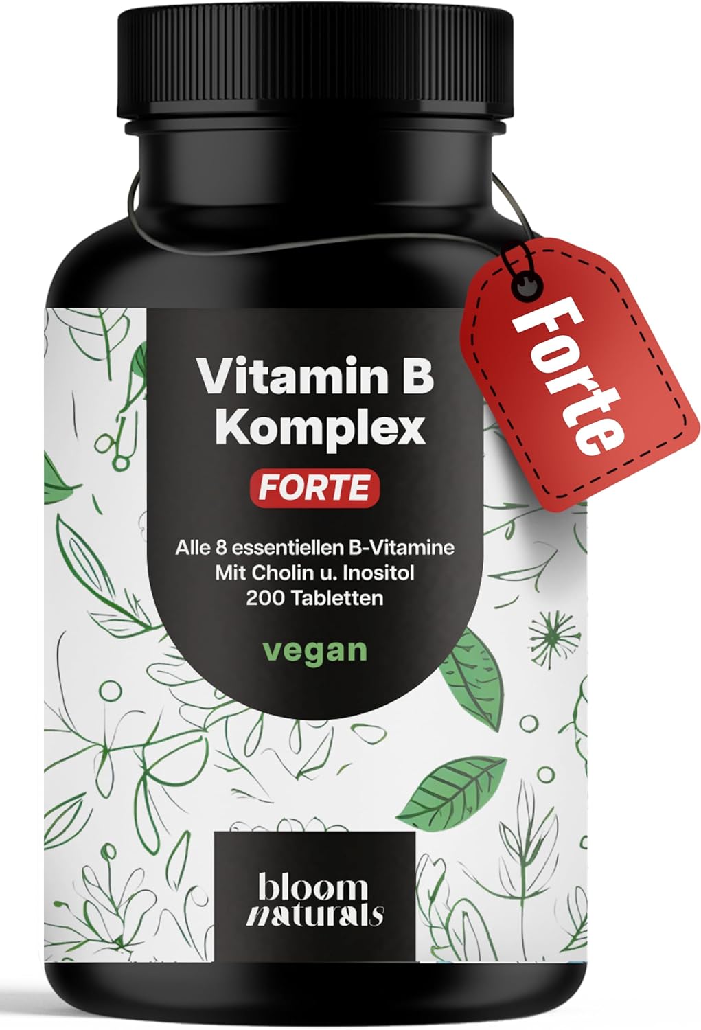 bloom-naturals-q10-200mg-kapseln-120-st-ck-vegan-mit-b-vitaminen image 1
