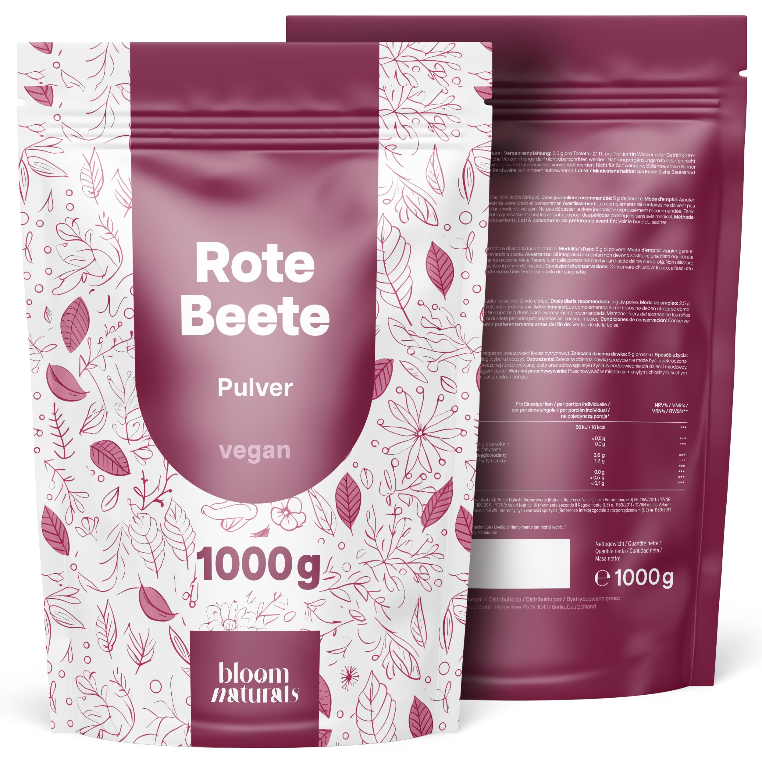 bloom-naturals-rote-beete-pulver-1000-g-vegan-laborgepr-ft image 1