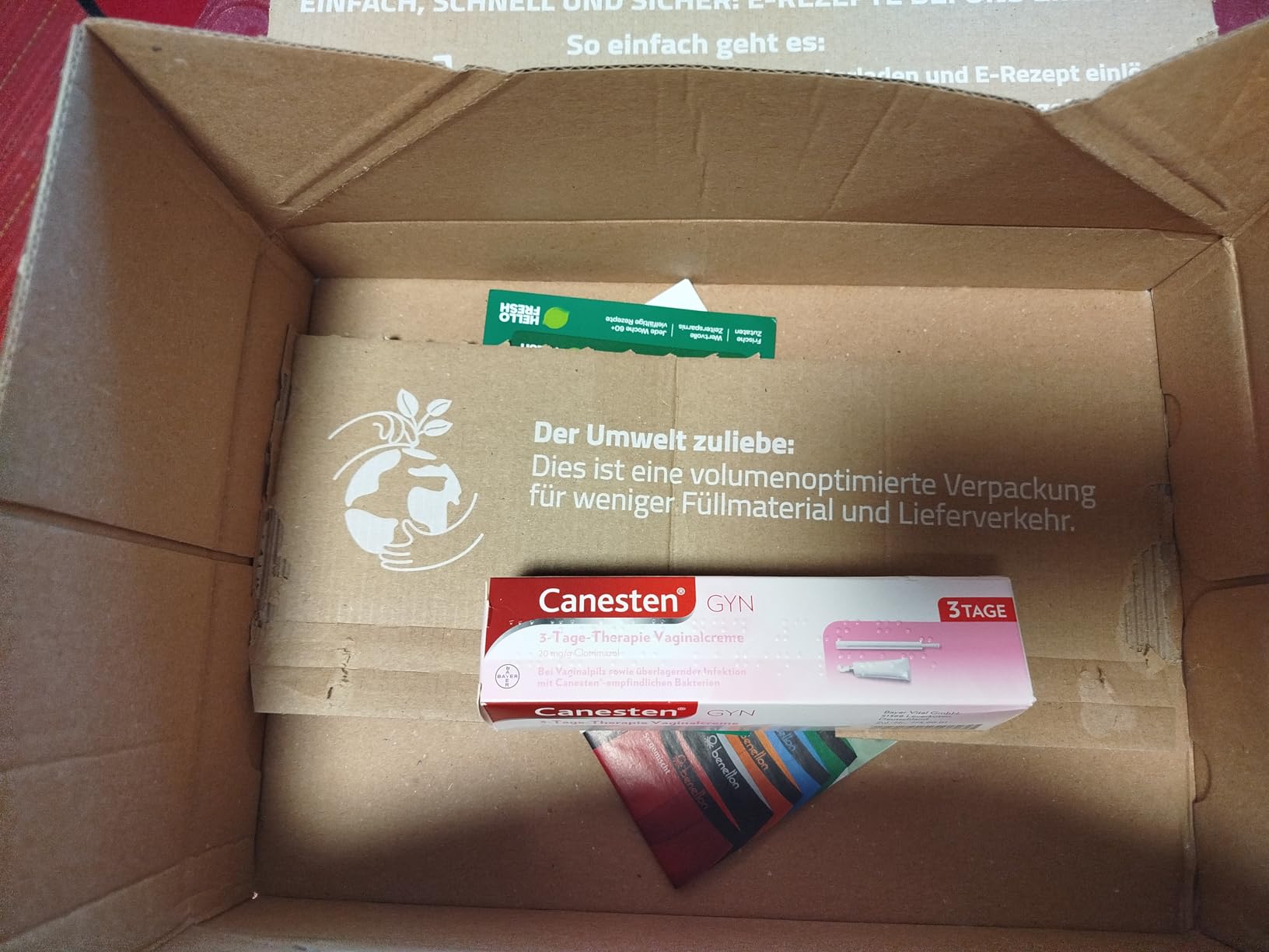 Applikator dabei