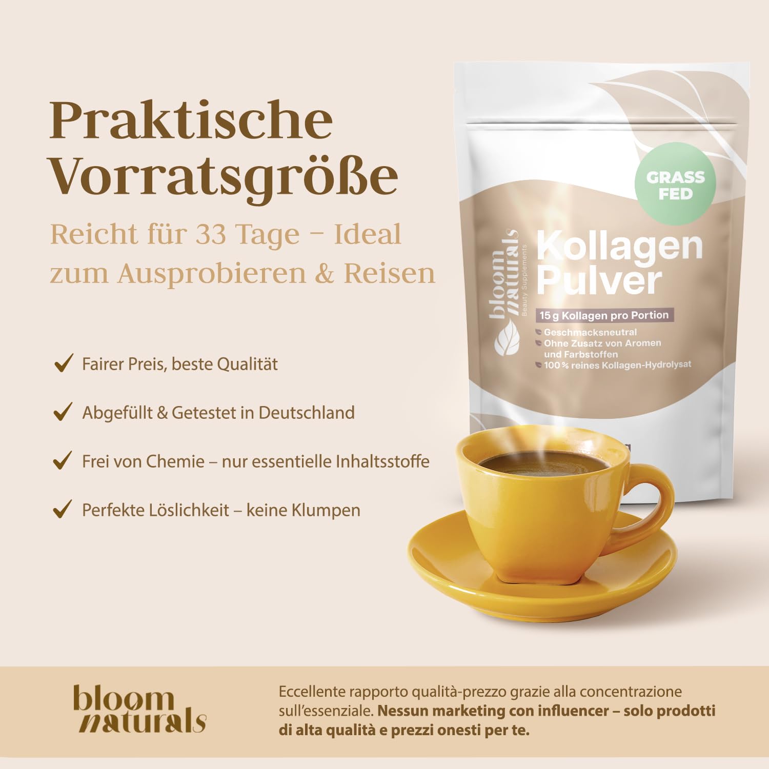 bloom-naturals-kollagen-pulver-mit-vitamin-c-500g-dose image 2