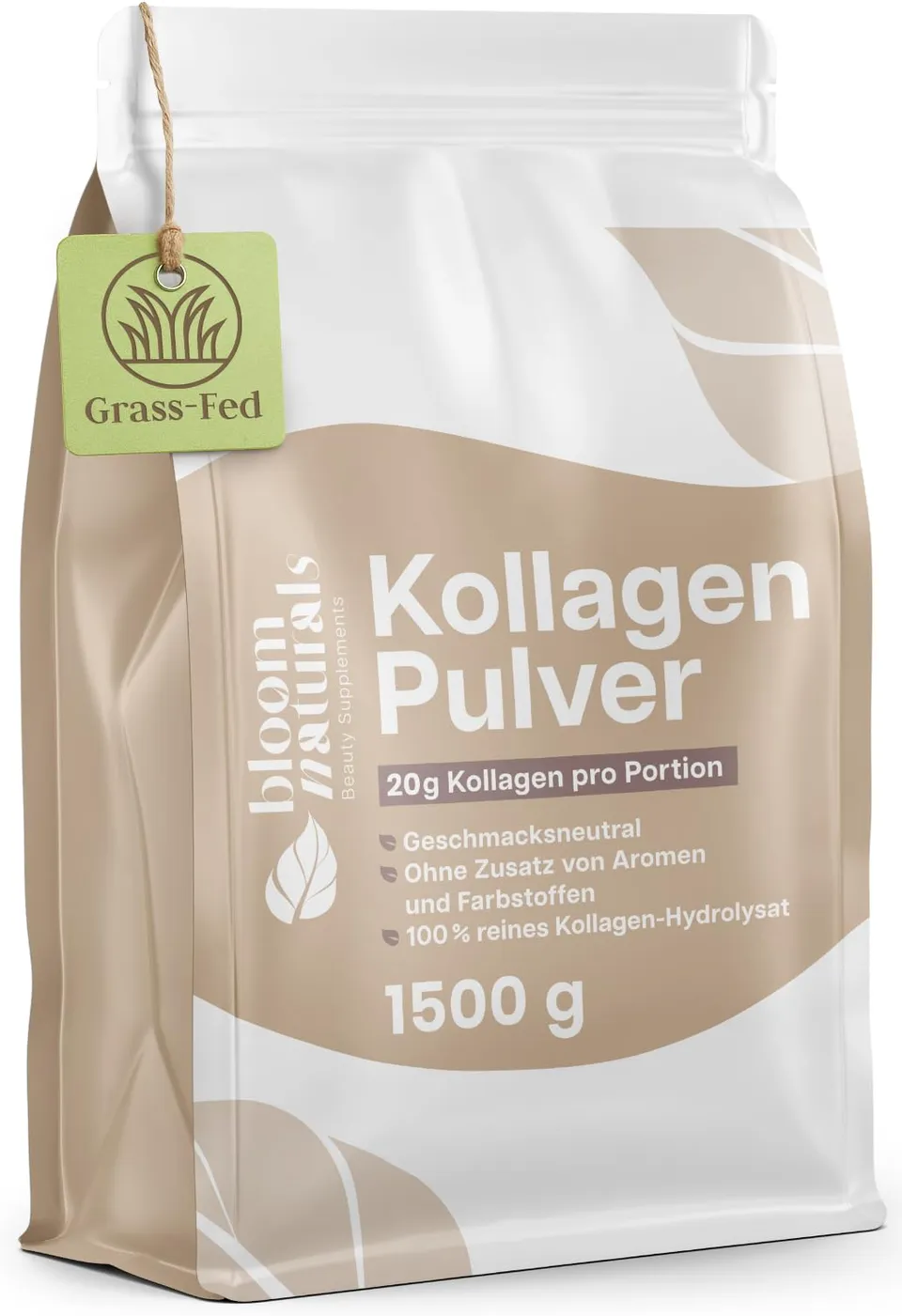 bloom-naturals-collagen-pulver-1500g-neutral-typ-1-3-hochdosiert image 1