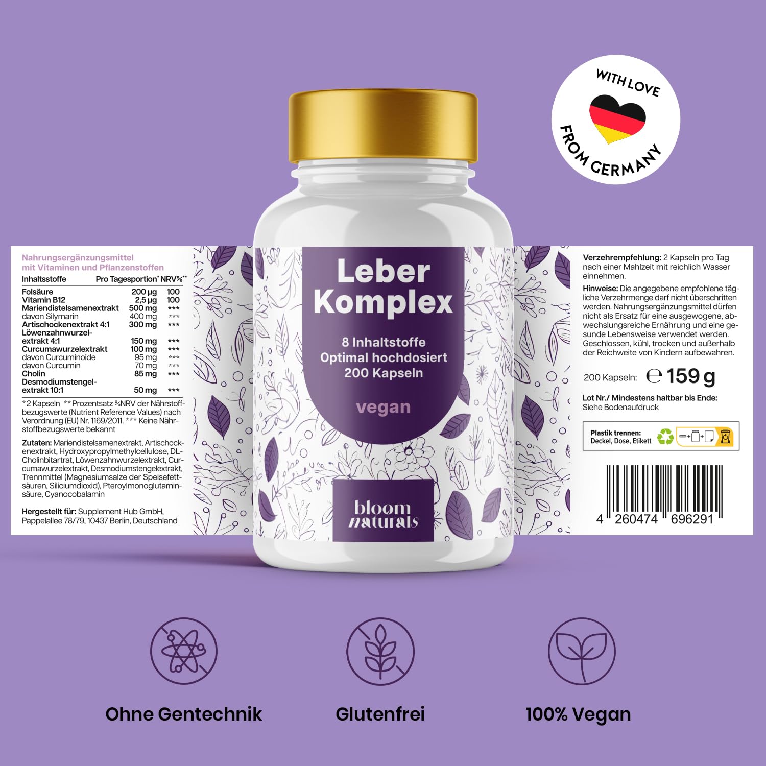 bloom-naturals-leber-komplex-8-in-1-kapseln-200-vegane-mariendistel image 3